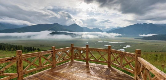 Карта смотровых площадок Горного Алтая: платные и бесплатные виды на Катунь и горные хребты - фото